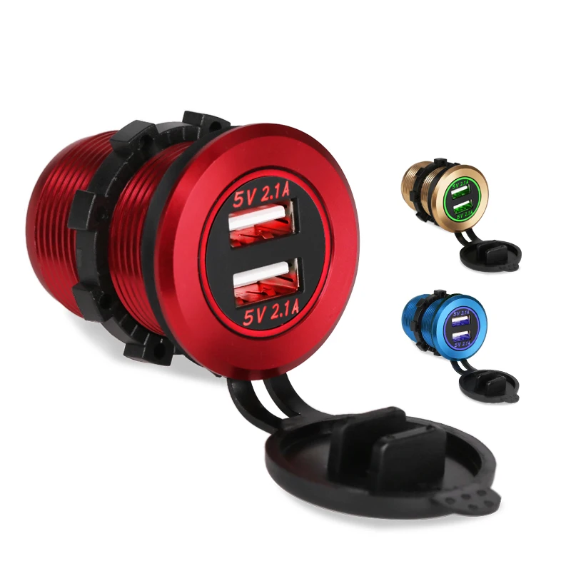 Адаптер питания для автомобильного прикуривателя 5 В 4 2 А 12 В|Зажигалка| |