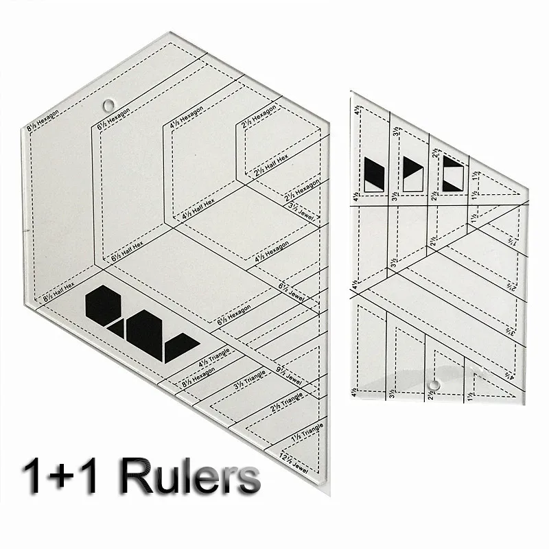 2 pcs ruler Нож из нержавеющей стали, круглый нож, швейные принадлежности, линейка, ножницы для рисования, для студентов, Обучающие Офисные инструменты - Цвет: 2 pcs ruler