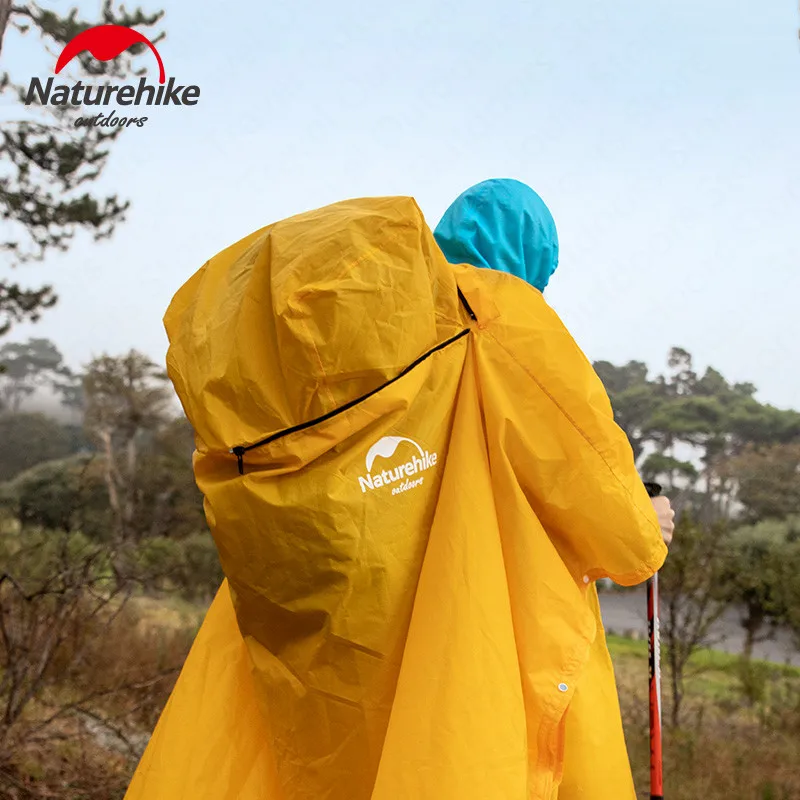 Дождевик для пеших прогулок Naturehike ультралегкий непромокаемый пончо альпинизма с