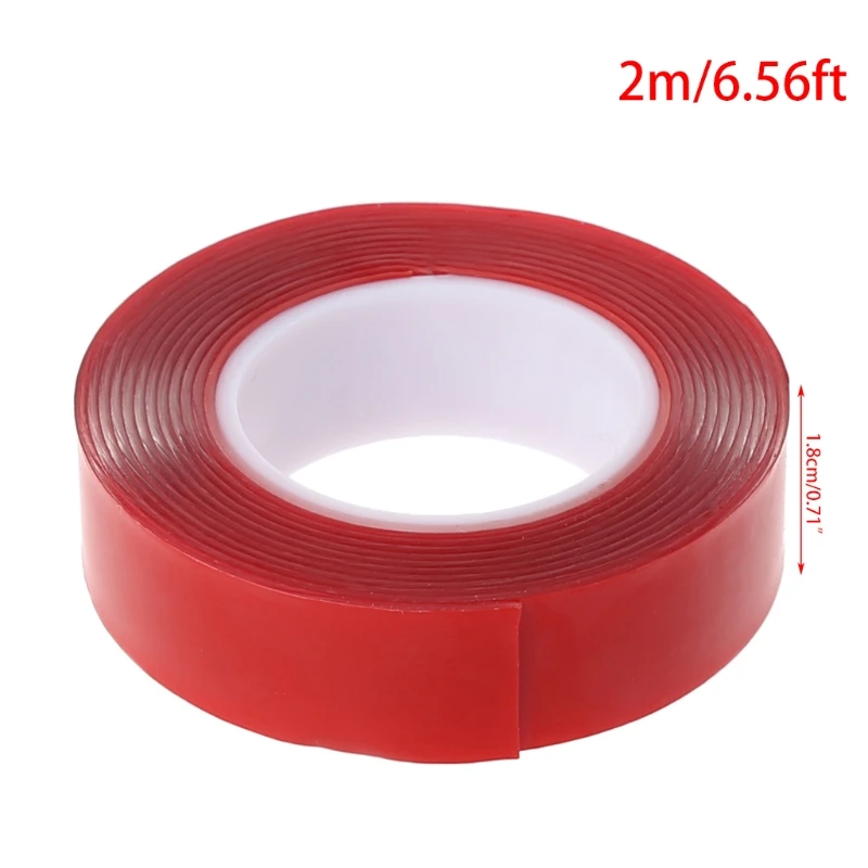 18mm 2 м Акриловая Двухсторонняя клейкая лента ультра высокопрочная Монтажная лента - Цвет: 18mm