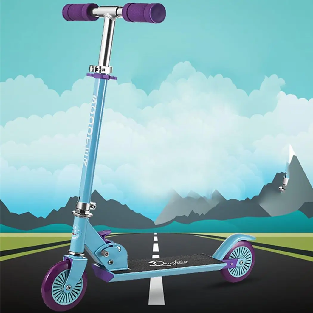 Новый самокат из алюминиевого сплава с регулируемой высотой детский скутер