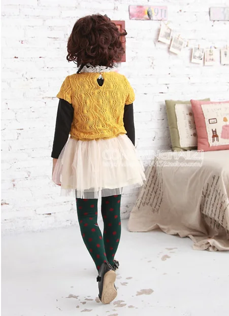 Милые детские бриджи для девочек в горошек из хлопка карамельных цветов узкие