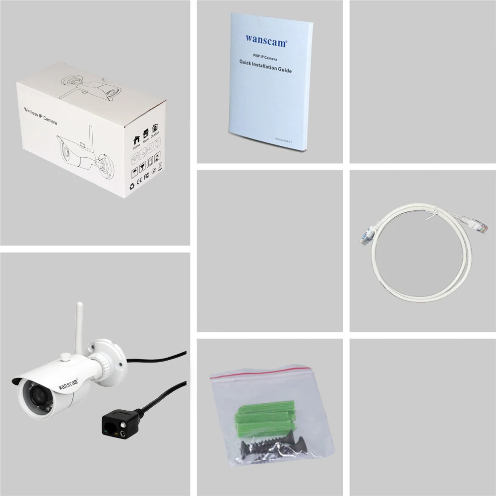 WANSCAM HW0043 Wi-Fi ip-камера P2P Onvif 1.0MP 720 P ИК ночного видения обнаружения движения