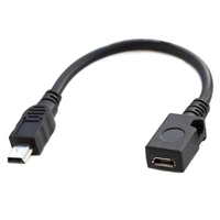 mini usb male to micro usb 5pin female data charging adaptor convertor cable