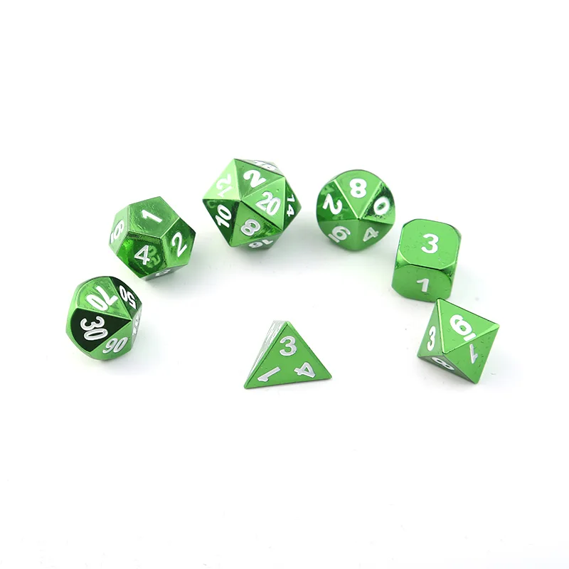 Rpg Dobbelstenen Metalen Dnd многогранные наборы Dados Подземелья и Драконы алюминиевые Zwart Dices D20 10 12 6 Tafel Games Transparan