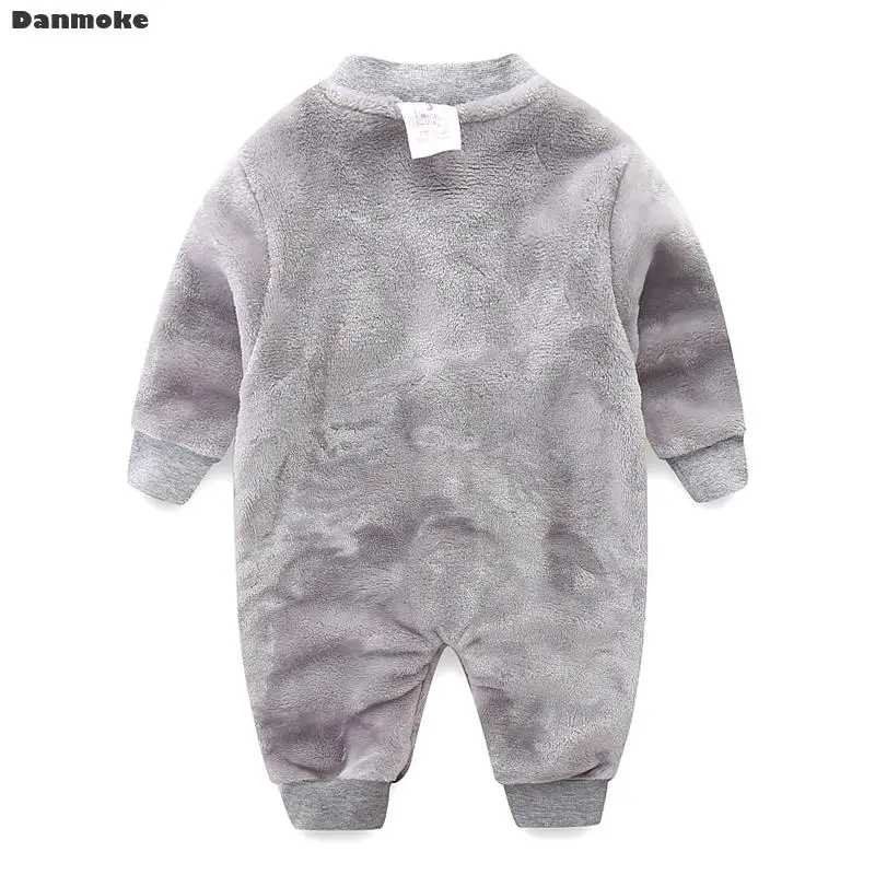Danmoke/Весенний комбинезон одежда для маленьких девочек флисовый пальто малышей