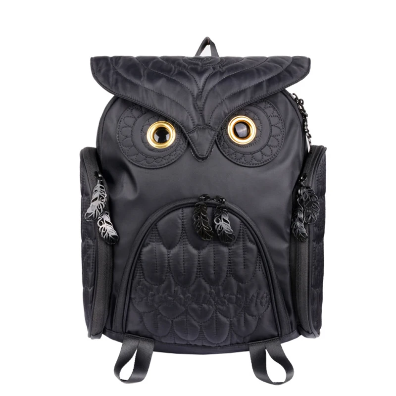 barato Travesseiro De Coruja Personalizado Feminino, Bolsa 3d Com Gravação Em Ouro, Grande/pequeno, Impermeável