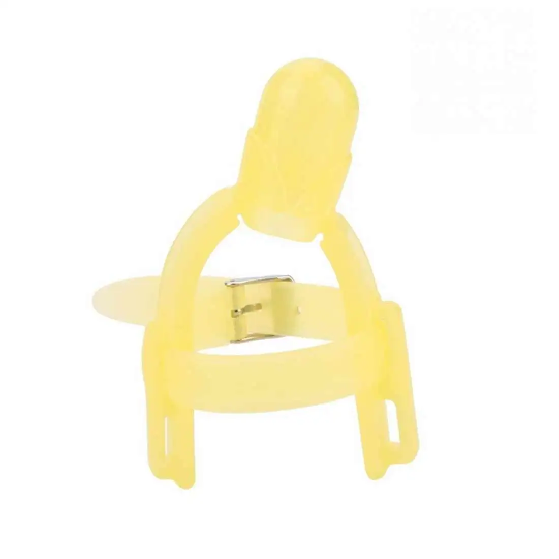 Nontoxic Silicone Baby Teethers Kids Child Thumb Guard Stop Sucking Fingers with Wrist Band Prevent Baby Finger Bite