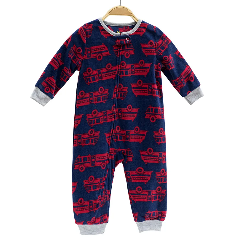 Baby clothes fleece baby jumpsuit newborn cartoon birds monkey girls boys overalls pajamas clothing outfits | Мать и ребенок
