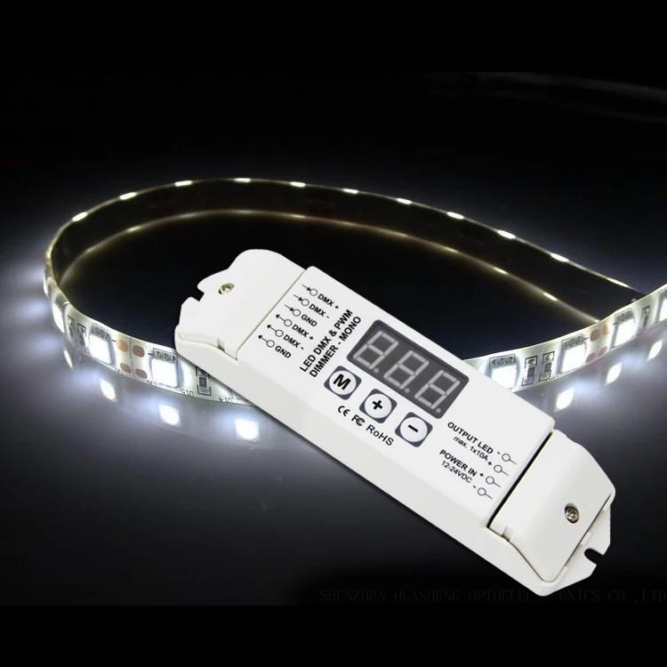 BC-831 DMX512/1990 декодер постоянного напряжения выход 10A * 1CH PWM DMX Одноцветный
