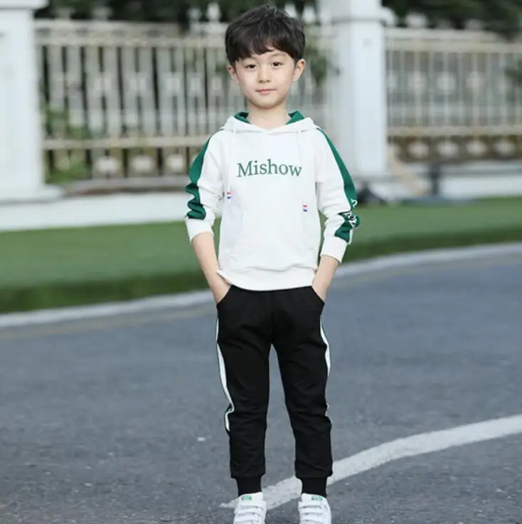 Детская одежда для мальчиков Комплекты одежды спортивные костюмы Весна Осень