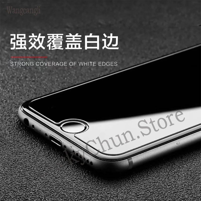 Защитное стекло Wangcangli для iPhone 6 7 X защита экрана 2.5d на 6s закаленное iphone 8