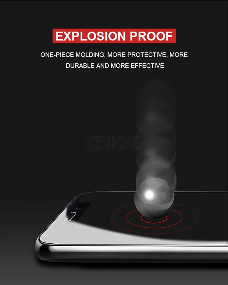 6D Полное покрытие экрана протектор для iPhone 7 8 XS XR XS 11 Pro MAX 6 s 6S Plus закаленное стекло для iPhone X защитная стеклянная пленка