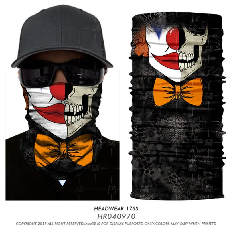 Клещ узор клоун Бандана Балаклава Открытый Охота дыхание мотоцикла Велоспорт