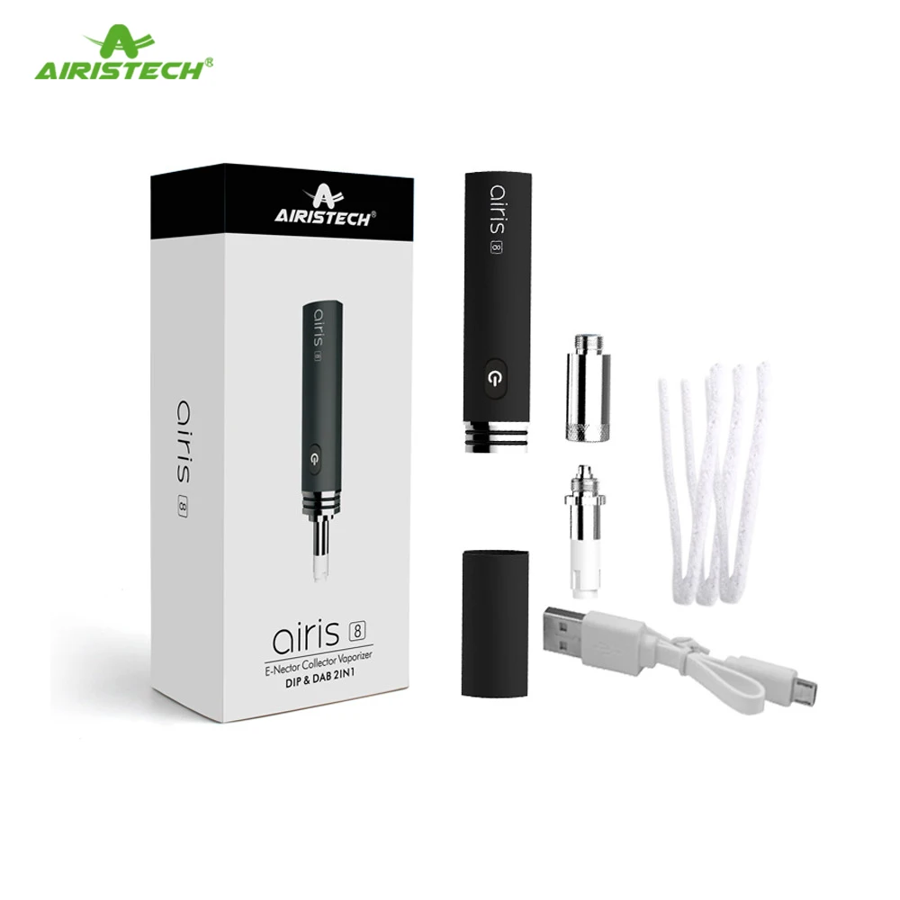 Оригинал Airistech Airis 8 испаритель комплект 400 mAh Батарея Dab перьевая ручка воск