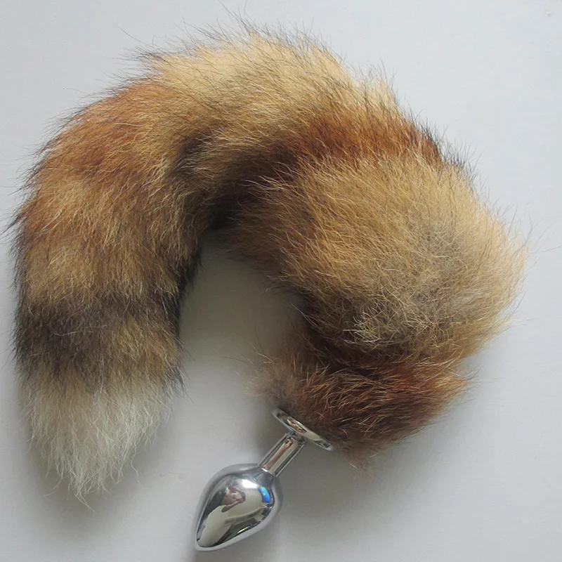 Adult anal sex toy Stainless steel tail fox plug Metal dog small funny sexy products toys for women | Красота и здоровье