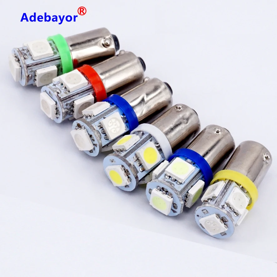 Светодиодсветильник пы 300X T11 BA9S 5 SMD 5050 5SMD T4W 1445 Q65B H6W 182 53 57 автомобильные индикаторы