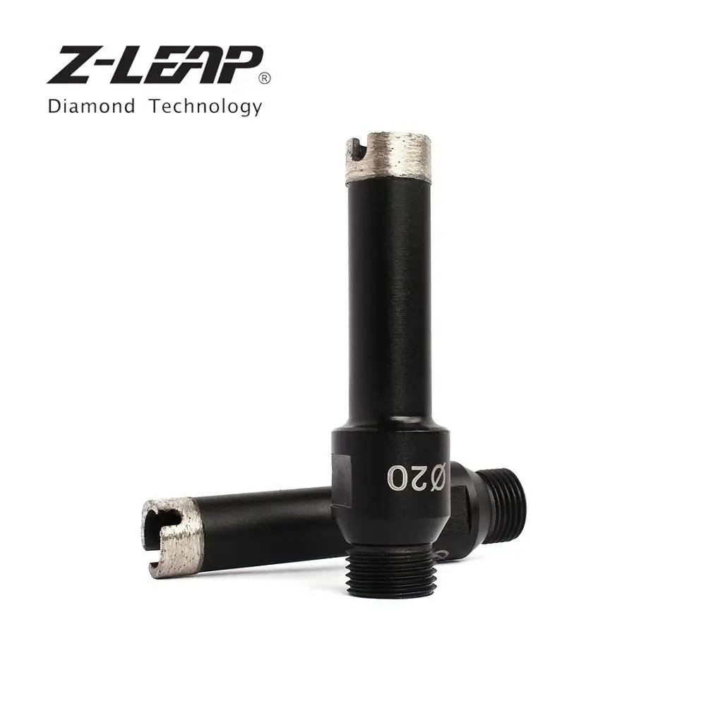 Z-LEAP, 1 шт. алмазная пила, сверло 20 мм, инструмент для бурения, Арбор M14 1/2, газовый, влажный, гранит, мрамор, шлифовальный станок с ЧПУ