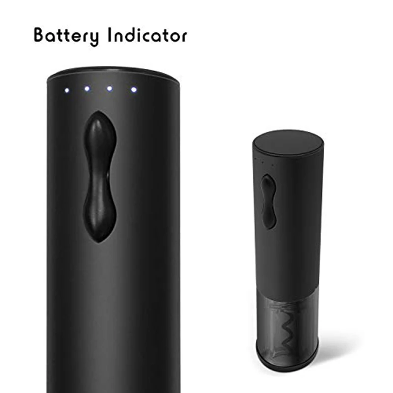 Electric Wine Opener with Battery Indicator Rechargeable Cordless Automatic Corkscrew Bottle Foil Cutter | Дом и сад