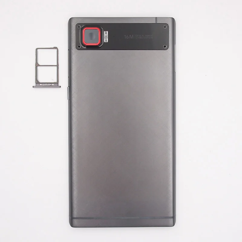 Черный Baansam Батарея дверь задняя крышка сим-карты лоток чехол для lenovo Z2 Pro K920 6 дюймов с Мощность кнопки регулировки громкости - Цвет: Черный