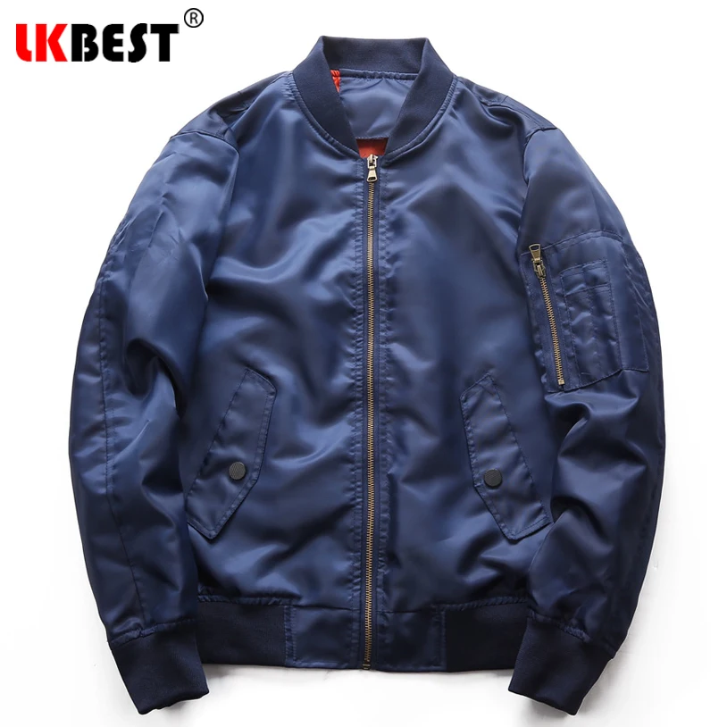 LKBEST Летающая мужская куртка Женская Тонкая зимняя для мужчин пилотная бомбер ВВС