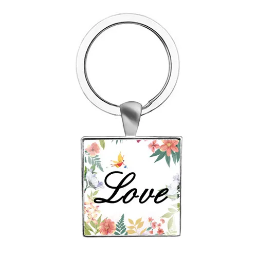 Faith, Dream, Love, Hope, vintage, Believe Art письмо печатное стекло кабошон кулон брелки квадратная память брелки ювелирные изделия подарки - Цвет: love
