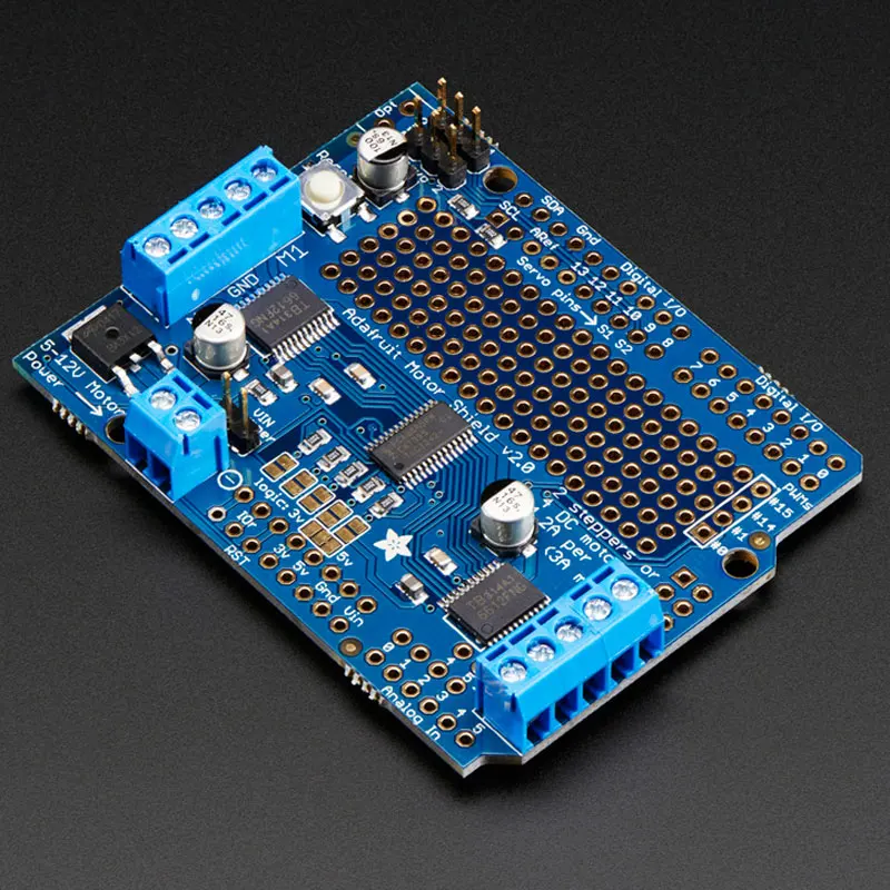 1 шт. x 1438 двигатель/шаговый/сервопривод щит для Arduino v2 комплект с TB6612-v2.3 |