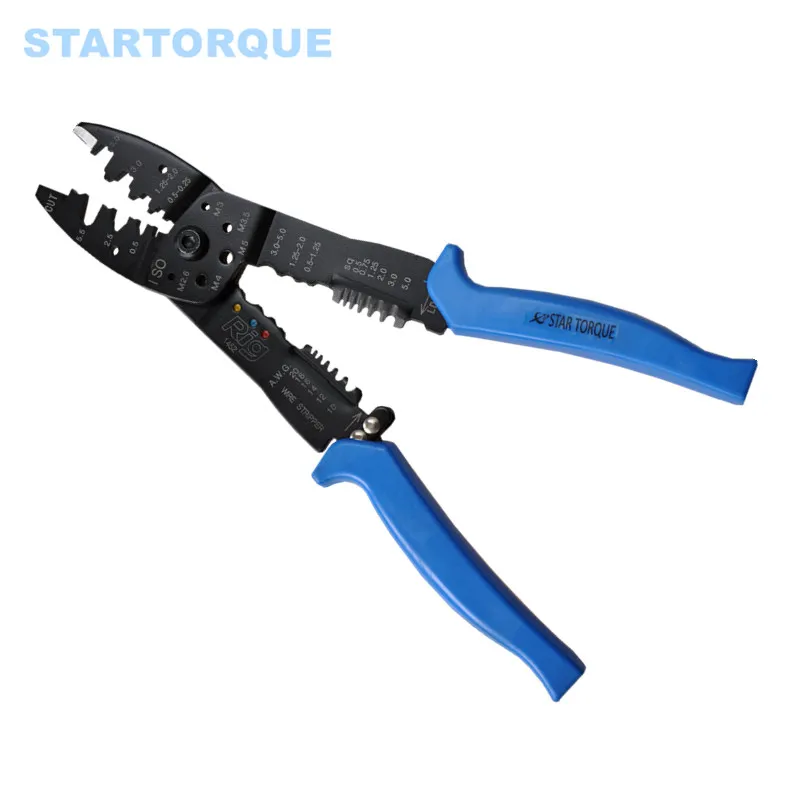 Многофункциональные обжимные клещи STARTORQUE 0 75-6 мм инструмент для зачистки