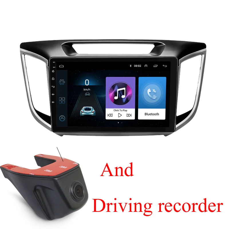 ix25-DAB Android 8.1 car dvd gps player For Hyundai Creta ix25 with car radio and navigation playback multimedia video stereo IPS HD - Цвет: ix25-DAB