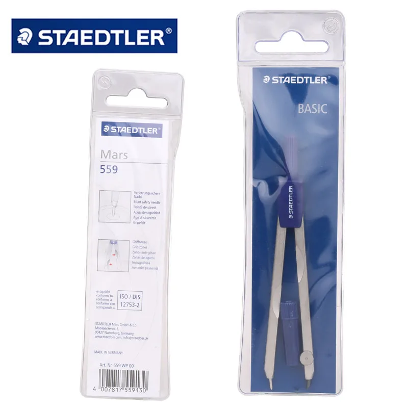 Германия STAEDTLER 559 WP00 компасы точные базовые чертежные Компасы 1 шт. | Канцтовары