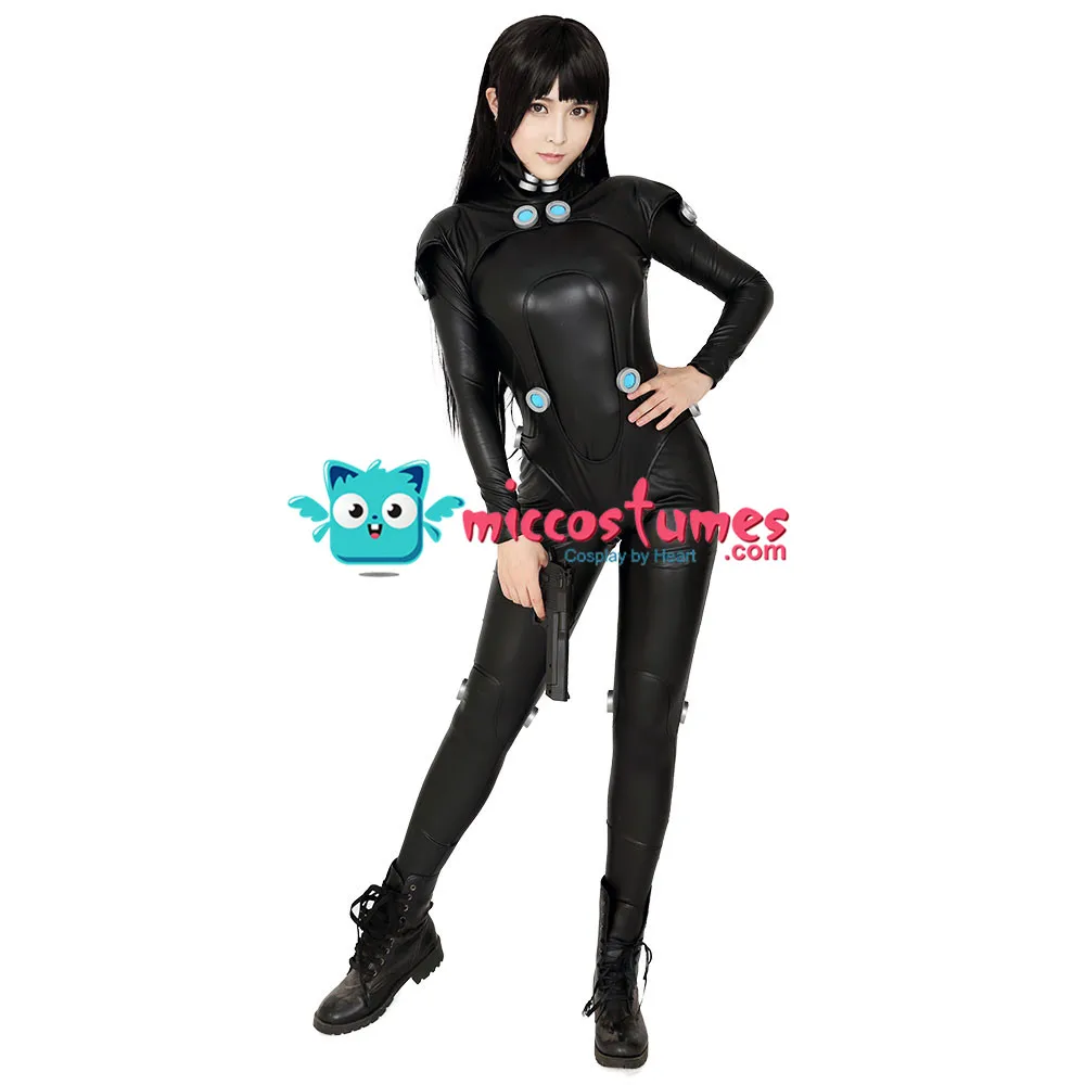 GANTZ Косплей Костюм Shimohira reika костюмы женский черный комбинезон костюмы на Хэллоуин