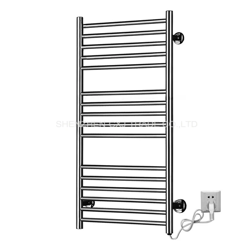 

1pcs Heated Towel Rail Holder Bathroom AccessoriesTowel Rack Stainless Steel ElectricTowel Warmer Towel Dryer 120W