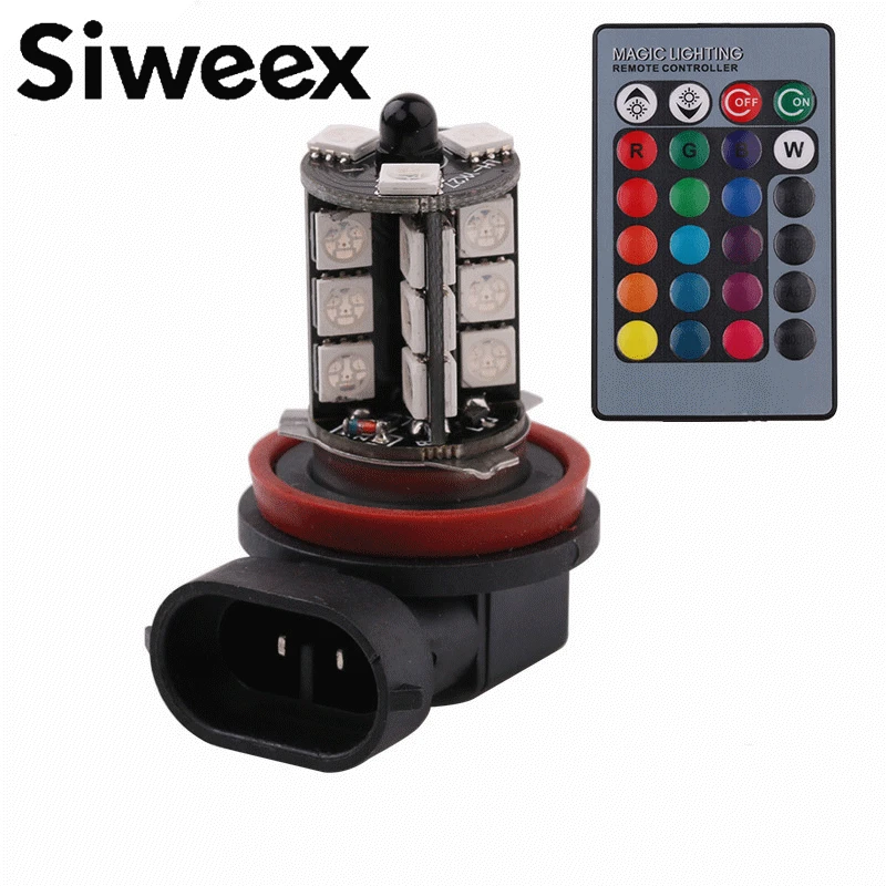2 шт. автомобисветильник светодиодные ламсветильник H4 H7 H8 H11 5050 27 SMD|lamp 12v|h8 h11reverse