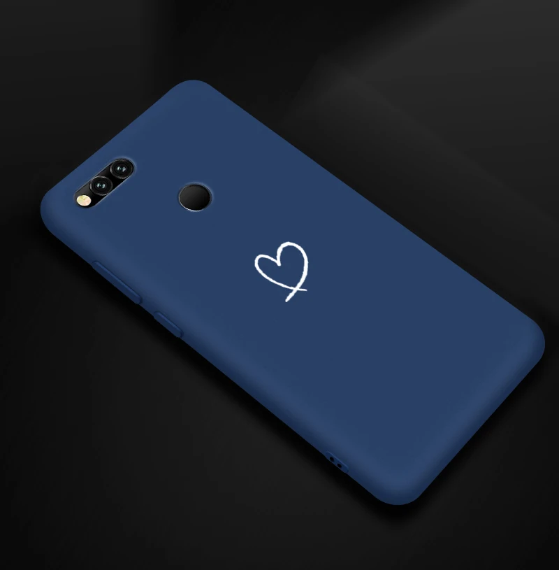 Мягкий силиконовый чехол для huawei Honor 7A Pro 7C 7X, матовый чехол для телефона s для Redmi 5 Plus 5A 6 6A Go, тонкий черный чехол - Цвет: 14