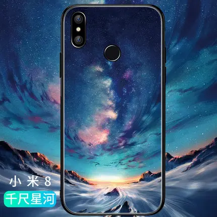 Для Xiaomi mi8 explorer чехол mi8se Чехол 9H анти-Взрывающийся закаленное стекло задняя