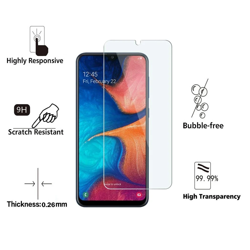 Защитное стекло samsun galax a10 закаленное для samsung galaxy Защитная пленка a 10 a105|Защитные