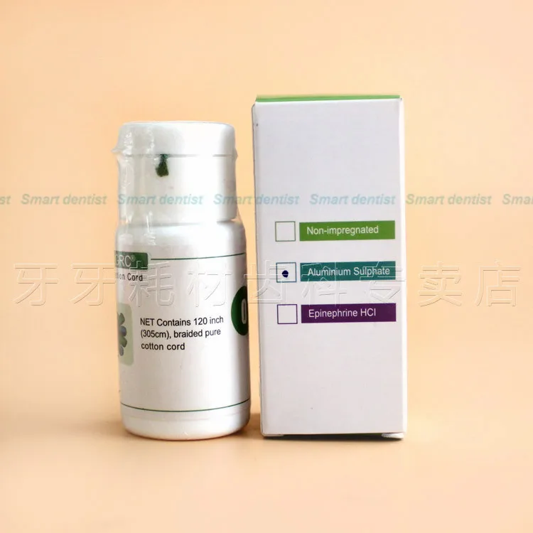 

High Quality1 Bottle/Pack Dental Material Cotton 305cm/120inch Length of Dental Gingival Retraction Cord