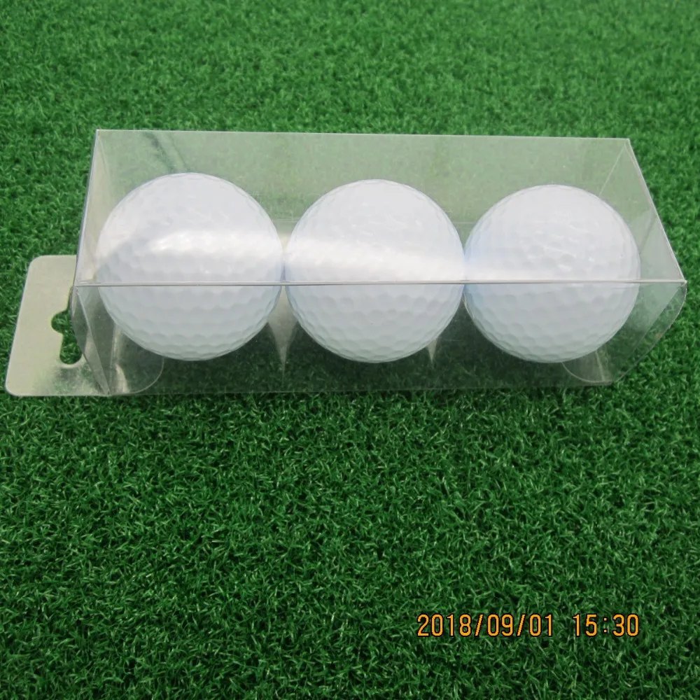 3 шт./упак. белый мяч для гольфа в одной прозрачной коробке | Спорт и развлечения