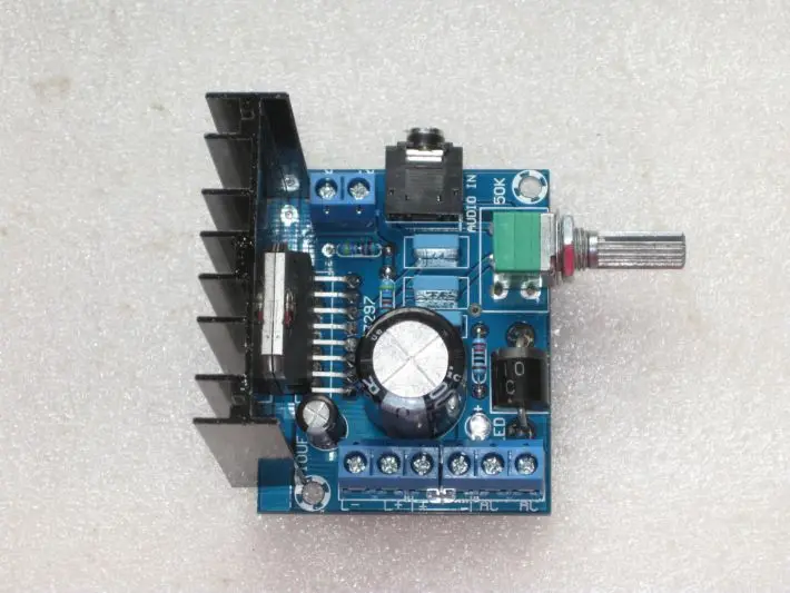 TDA7297 2 канала Мощность усилителей от PCB пустая плата 12V источника переменного или