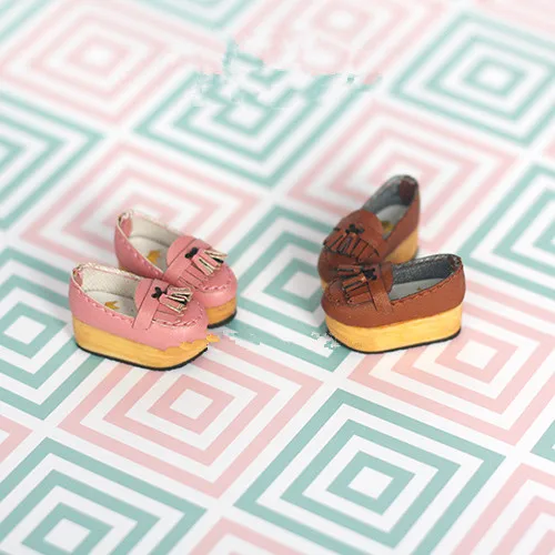 

Blyth doll shoes pantshoes with tassels suitable for blyth Licca Azone Momoko Lati Pukifee doll accessories doll shoes