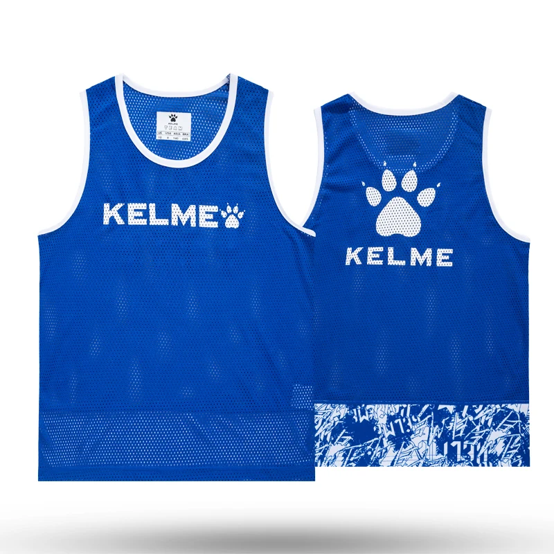 Детский футбольный тренировочный жилет KELME Трикотажный для футбола спортивный