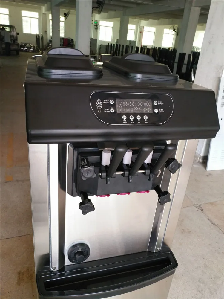 Коммерческая машина для производства мягкого мороженого 30л/ч 3 flavor с воздушным