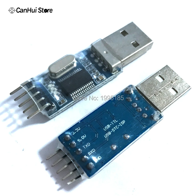 1 шт. USB к RS232 ttl конвертер адаптер модуль PL2303 с прозрачной крышкой PL2303HX модуль USB к последовательному порту