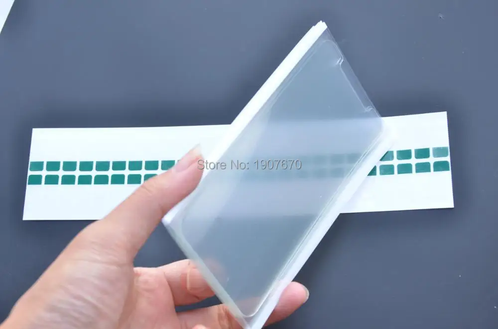 10PCS 250um Optical Clear Adhesive for iPhone X OCA Glue Touch Glass Lens Film+easy tear stick | Мобильные телефоны и