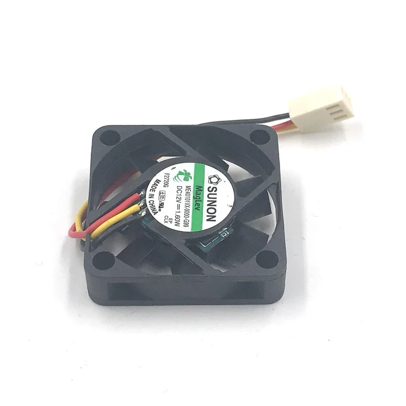 Sunon ME40101VX-0000-G99 40 мм 4010 40*40*10 мм с мультипокрытием DC12V 1,60 Вт мини цифровая фотокамера чехол Вентилятор охлаждения 3-P 8500 об/мин 9.9CFM