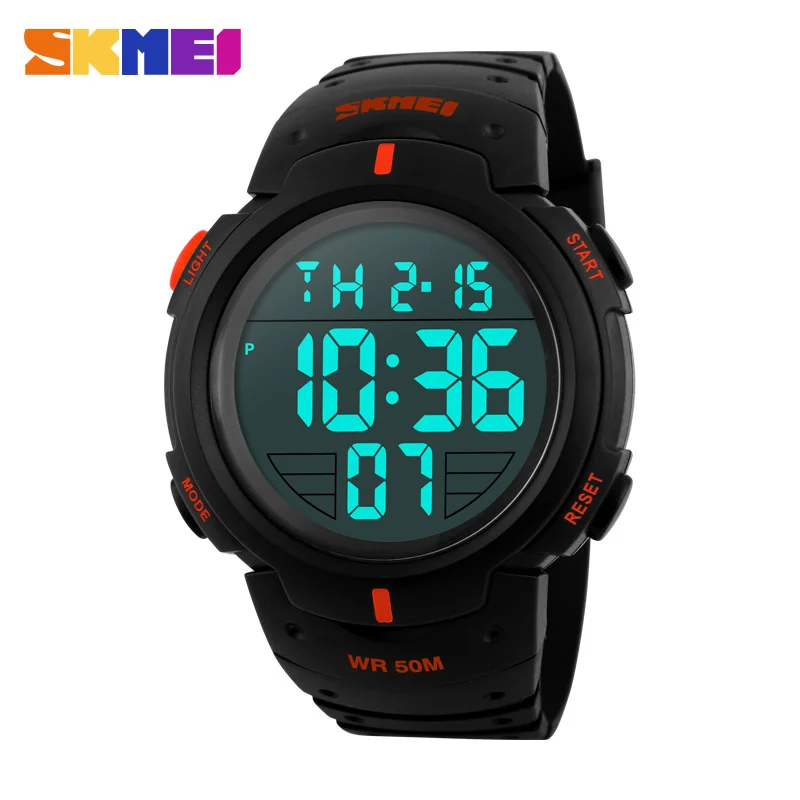 Модные мужские спортивные часы светодиодные военные водонепроницаемые уличные