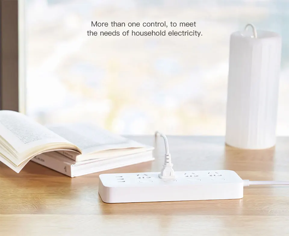 Оригинальная розетка Xiaomi с 4 портами, 4 переключателя управления, 3 разъема USB, быстрая зарядка, 2,0, удлинитель, безопасная дверь