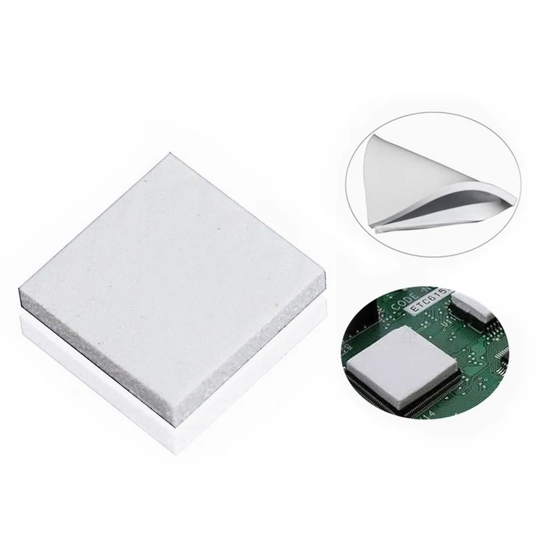 100 шт. 10x10x1мм белый для Xbox360 VGA CPU IC Chip Heatsink термопаста Соединения колодки|heatsink