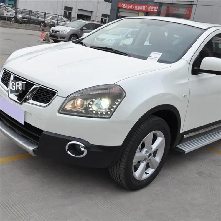 2 шт. светодиодный фонарь для Nissan Qashqai 2010-2013 Автомобильный светодиодный фонарь с двойным ксеноновым объективом автомобильные аксессуары дневные ходовые огни