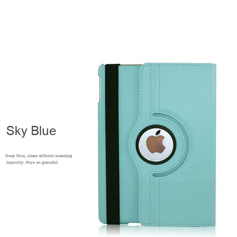 Чехол для планшета для Apple Ipad 5 6 Air 1 2 Модель A1566 A1567 9,7 вращение на 360 из искусственной кожи умный флип-чехол для i Pad